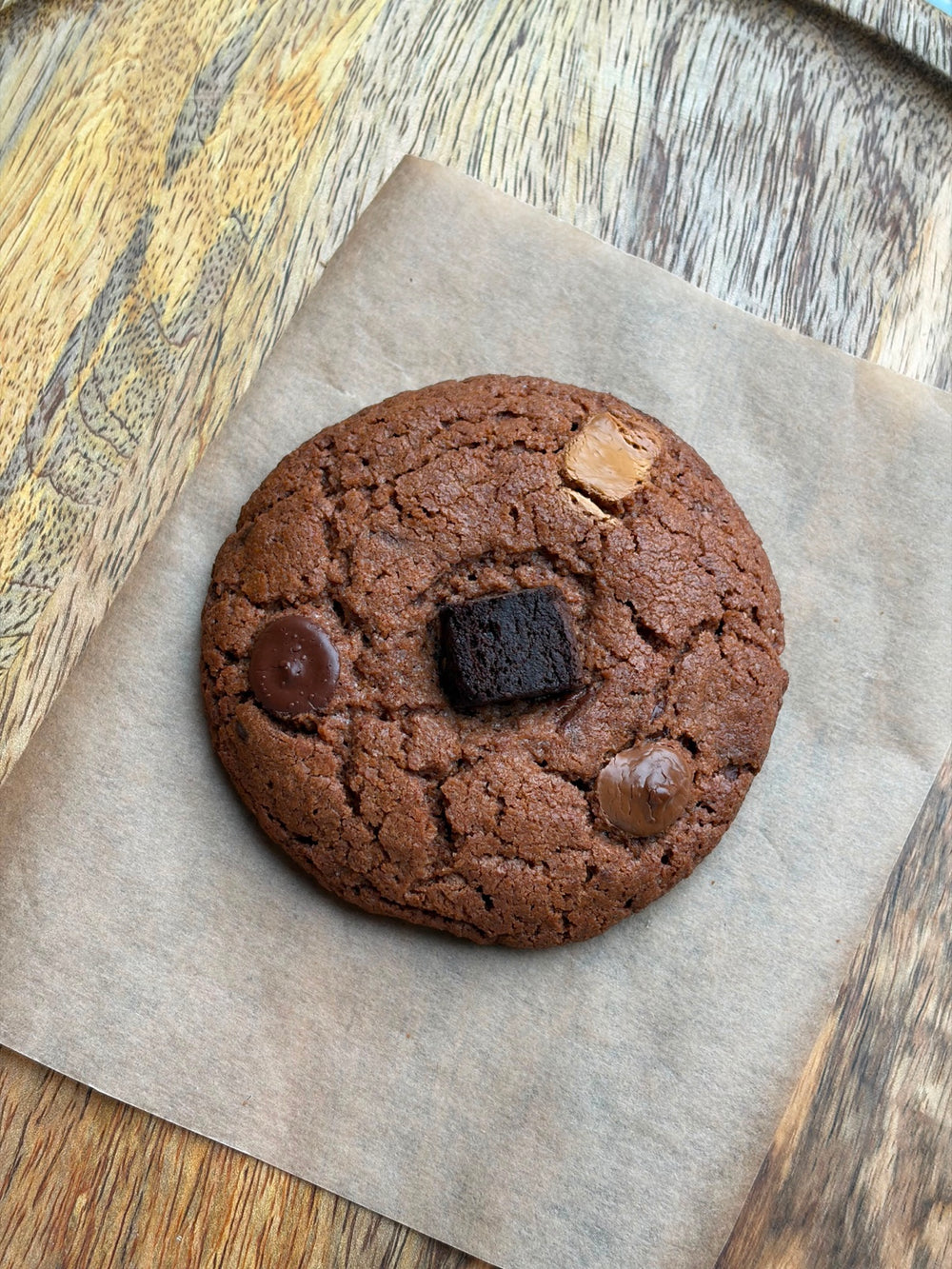 Triple Chocolate Brownie Cookie